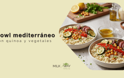 Bowl mediterráneo con quinoa y vegetales asados: receta saludable para disfrutar o preparar en casa