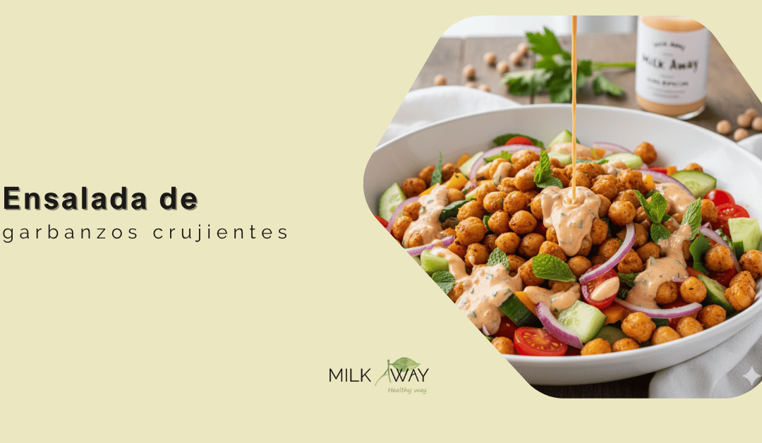 Ensalada crujiente de garbanzos con aliño especial: receta saludable para preparar o disfrutar en Sevilla